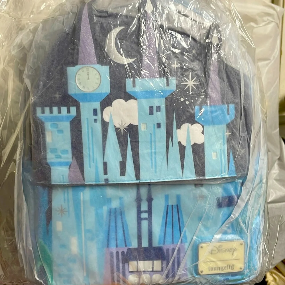 Loungefly Glow Cinderella Castle Backpack
